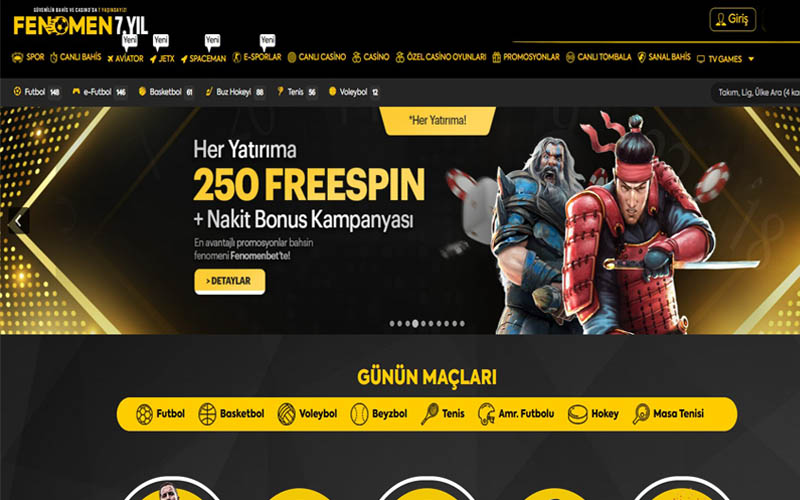 Fenomenbet Casino ve Poker, Fenomenbet Canlı Bahis